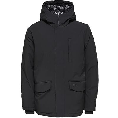 SELECTED HOMME Parkas vadderad, svart, XL SELECTED HOMME Parkas vadderad, svart, XL