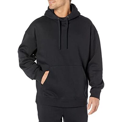 Amazon Essentials överdimensionerad huvtröja för män (finns i stora och långa), svart, Small Amazon Essentials överdimensionerad huvtröja för män (finns i stora och långa), svart, Small