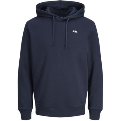 JJ REBEL Jrebrebel logotyp för män, sweat Hood Noos huvtröja, Sky Captain, L JJ REBEL Jrebrebel logotyp för män, sweat Hood Noos huvtröja, Sky Captain, L