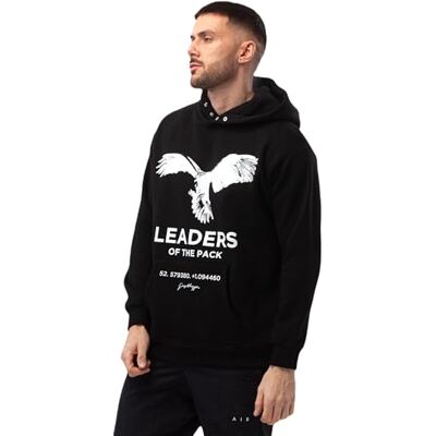 hype Just herr svart ledare huvtröja, Svart, XS hype Just herr svart ledare huvtröja, Svart, XS