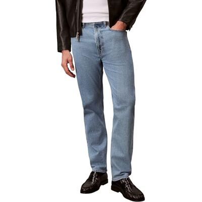 Calvin herr standard Straight Adam Lt Stone LV04RF943G jeans, blå, 36W/34L Calvin herr standard Straight Adam Lt Stone LV04RF943G jeans, blå, 36W/34L