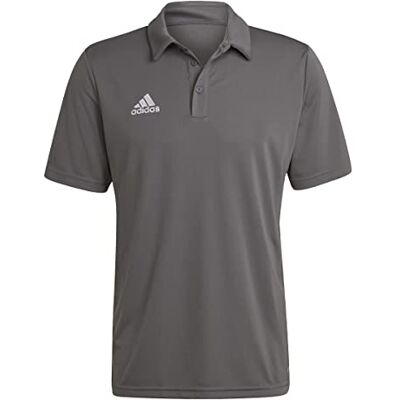 adidas För Män Entrada 22 Polo Shirt, Team Grey Four, XS adidas För Män Entrada 22 Polo Shirt, Team Grey Four, XS