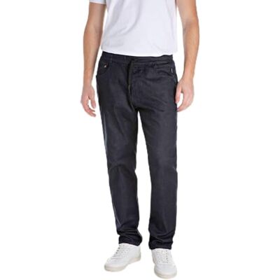 Replay Herr slim tapered fit jeans Lanny Touch-kollektion, 007 mörkblå, 27W / 32L Replay Herr slim tapered fit jeans Lanny Touch-kollektion, 007 mörkblå, 27W / 32L