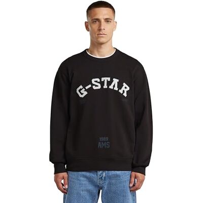 G-STAR Applique r sw, Svart (Dk Black D27963-d257-6484), M G-STAR Applique r sw, Svart (Dk Black D27963-d257-6484), M