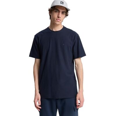 Quiksilver Rund hals Slub kortärmad stickad topp svart XS Quiksilver Rund hals Slub kortärmad stickad topp svart XS