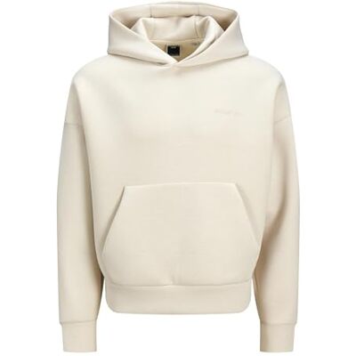 JACK & JONES JCOKINETIC Sweat Hood, Moonbeam, L JACK & JONES JCOKINETIC Sweat Hood, Moonbeam, L