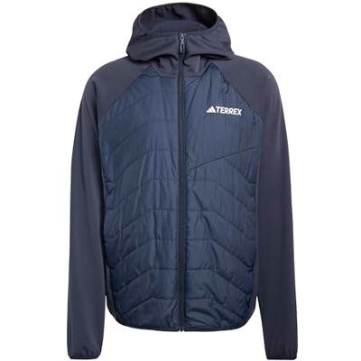 adidas Mezczyzni Terrex Multi CLIMAWARM Insulated Hybrid Hooded Jacket, legend ink, M adidas Mezczyzni Terrex Multi CLIMAWARM Insulated Hybrid Hooded Jacket, legend ink, M
