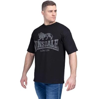 Lonsdale Herr THRUMSTER T-shirt, svart/antracit, L Lonsdale Herr THRUMSTER T-shirt, svart/antracit, L