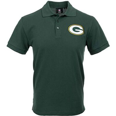 FOCO Uni-Vuxen NFL Team Logo Polo Kortärmad skjorta, Avslappnad färg, M FOCO Uni-Vuxen NFL Team Logo Polo Kortärmad skjorta, Avslappnad färg, M