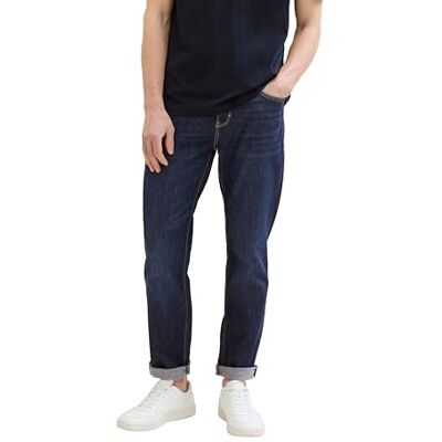 TOM TAILOR Josh Regular Slim Jeans med stretch, 10120 – Använd Dark Stone Blue Denim, 29W / 32L TOM TAILOR Josh Regular Slim Jeans med stretch, 10120 – Använd Dark Stone Blue Denim, 29W / 32L