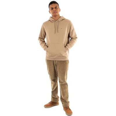 Tommy Jeans herr TJM REG S FLAG HOODIE DM0DM20742, beige, S, Beige (kustbrungrått), S Tommy Jeans herr TJM REG S FLAG HOODIE DM0DM20742, beige, S, Beige (kustbrungrått), S