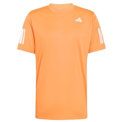 adidas Mezczyzni CLUB TENNIS CLIMACOOL 3-STRIPES T-SHIRT, Pure Orange, XL adidas Mezczyzni CLUB TENNIS CLIMACOOL 3-STRIPES T-SHIRT, Pure Orange, XL