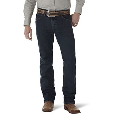Wrangler Herr Premium Performance Cowboy Cut Slim Fit Jeans, Mörk nyans, 36W x 30L Wrangler Herr Premium Performance Cowboy Cut Slim Fit Jeans, Mörk nyans, 36W x 30L