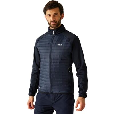 Regatta Herr Clumber Hybrid Jacka, Marinblått Xsp, XXL stor Regatta Herr Clumber Hybrid Jacka, Marinblått Xsp, XXL stor