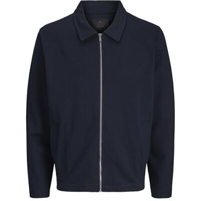 JACK & JONES Jprblapete Sweat Overshirt för män, natthimmel, S JACK & JONES Jprblapete Sweat Overshirt för män, natthimmel, S