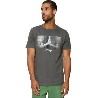 Män Pray Tee T-shirt för män, finns i många olika färger, storlekar XS – 5XL, Mörkskugga, XL Män Pray Tee T-shirt för män, finns i många olika färger, storlekar XS – 5XL, Mörkskugga, XL