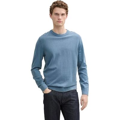 TOM TAILOR herrtröja, 36985 – Mystical Blue, L TOM TAILOR herrtröja, 36985 – Mystical Blue, L