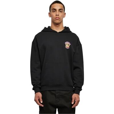 Urban Classics Herr Big Peace Hoody, svart, S Urban Classics Herr Big Peace Hoody, svart, S