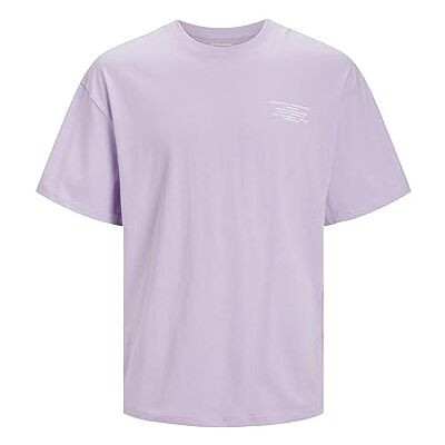 JACK & JONES Jjeriley Tee Crew Neck Sn, Lila ros, M JACK & JONES Jjeriley Tee Crew Neck Sn, Lila ros, M