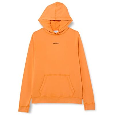Replay M6277 huvtröja, 445 Light ORANGE, M Replay M6277 huvtröja, 445 Light ORANGE, M