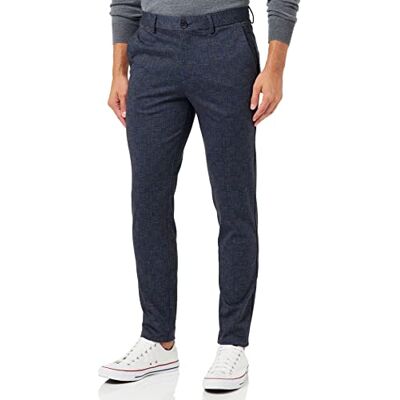 JACK & JONES JACK&JONES Herr JPSTMARCO JJPHIL NOR Navy Blazer Check Pants, 29/34 JACK & JONES JACK&JONES Herr JPSTMARCO JJPHIL NOR Navy Blazer Check Pants, 29/34