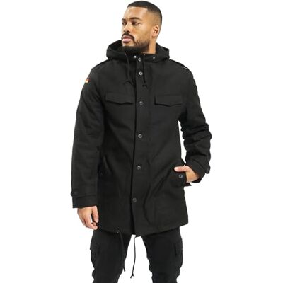 Brandit herr BW Parka flagga Bw Parka flagga, svart, 52 Brandit herr BW Parka flagga Bw Parka flagga, svart, 52
