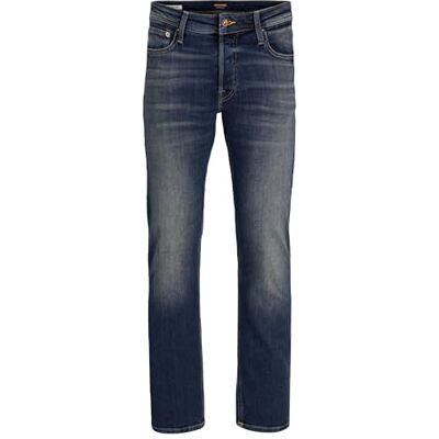 JACK & JONES Slim Jeans för män, Blå (blå), 34W x 34L JACK & JONES Slim Jeans för män, Blå (blå), 34W x 34L