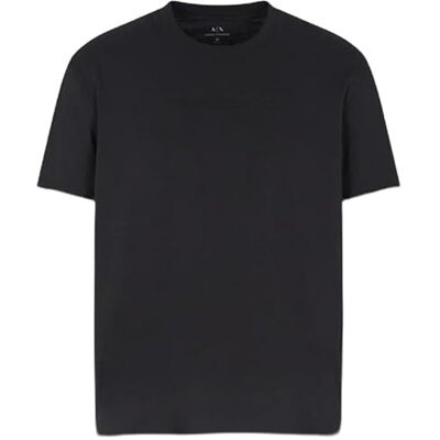 Giorgio Armani kortärmad bokstäver logotyp på framsidan t-shirt blå XL, djup marin, XL Giorgio Armani kortärmad bokstäver logotyp på framsidan t-shirt blå XL, djup marin, XL