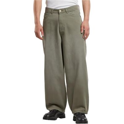 Urban Classics Tb6746-avsmalnande tunga höfter baggy jeans, herr, Paleoliver, 36 Urban Classics Tb6746-avsmalnande tunga höfter baggy jeans, herr, Paleoliver, 36