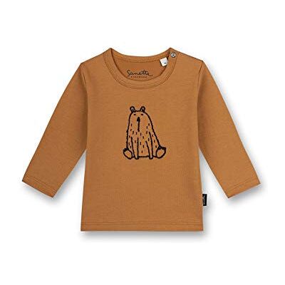 Sanetta T-shirt för pojkar, kanel, 56 cm Sanetta T-shirt för pojkar, kanel, 56 cm