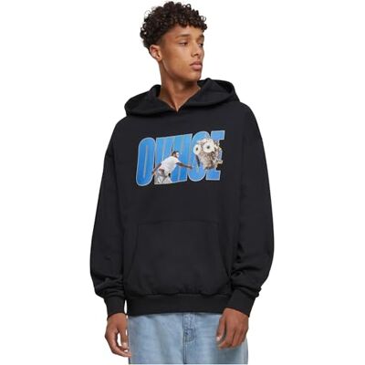 Tee Ovhoe Oversize Hoody, svart, M plus size Tee Ovhoe Oversize Hoody, svart, M plus size