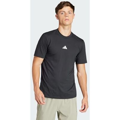 adidas För Män Workout Logo Tee, black/white, S adidas För Män Workout Logo Tee, black/white, S