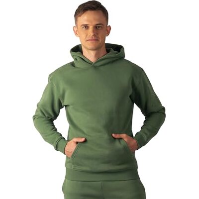 Carlheim Men's Hoodie Hudson Branded, Green, Small Carlheim Men's Hoodie Hudson Branded, Green, Small
