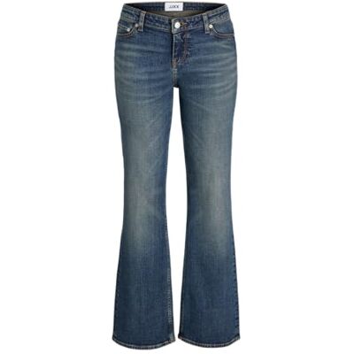 JACK & JONES Jxtexas Slim Flared Lw Jeans C278 DNM Sn, Mörkblå denim, 25W / 32L JACK & JONES Jxtexas Slim Flared Lw Jeans C278 DNM Sn, Mörkblå denim, 25W / 32L