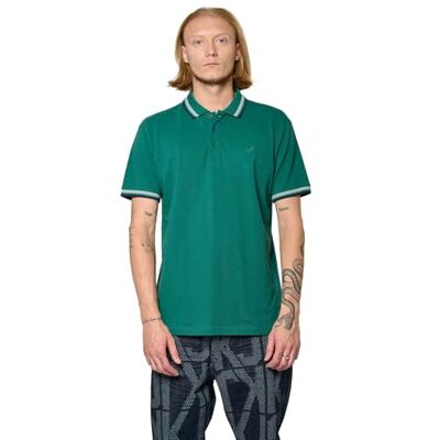 KAPORAL , Pikétröja för män, normal passform, korta ärmar, polokrage, Rayoc-modell, grön färg, storlek S, Färg: grön, S KAPORAL , Pikétröja för män, normal passform, korta ärmar, polokrage, Rayoc-modell, grön färg, storlek S, Färg: grön, S