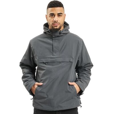 Brandit Windbreaker, många (kamouflage) färger, storlek S till 5XL, Grå (antracit 5), 4XL Brandit Windbreaker, många (kamouflage) färger, storlek S till 5XL, Grå (antracit 5), 4XL