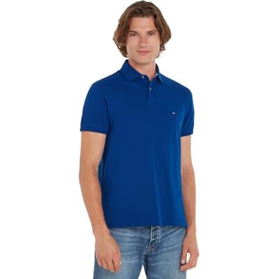 Tommy Hilfiger herr Polotröja 1985 Regular Polo, Ankare blå, L Tommy Hilfiger herr Polotröja 1985 Regular Polo, Ankare blå, L