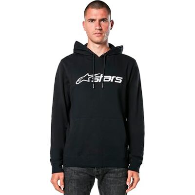 Alpinestars Blaze Hoodie V3 Sweatshirt Herr Huvtröja Svart/Vit XXL, Svart/vit, XXL Alpinestars Blaze Hoodie V3 Sweatshirt Herr Huvtröja Svart/Vit XXL, Svart/vit, XXL