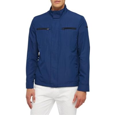 Geox Man M JHARROD JACKETS ESTATE BLUE_48, Blå, 48 Geox Man M JHARROD JACKETS ESTATE BLUE_48, Blå, 48