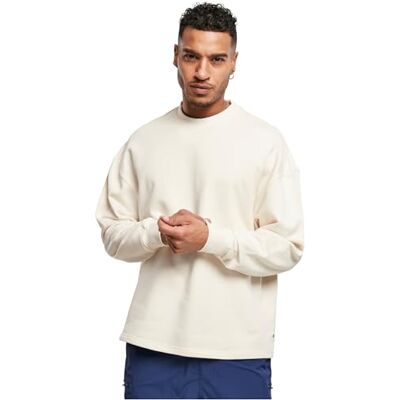 Urban Classics Herr ekologisk överdimensionerad boxy Crew sweatshirt, Ekologisk överdimensionerad boxy Crew, M Urban Classics Herr ekologisk överdimensionerad boxy Crew sweatshirt, Ekologisk överdimensionerad boxy Crew, M