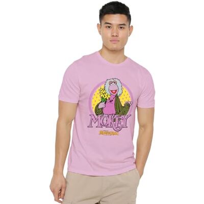 Jim Henson - Fraggle Rock Fraggle Rock Mokey Circle Unisex T-shirt, Rosa, XX-Large, Rosa, XXL Jim Henson - Fraggle Rock Fraggle Rock Mokey Circle Unisex T-shirt, Rosa, XX-Large, Rosa, XXL