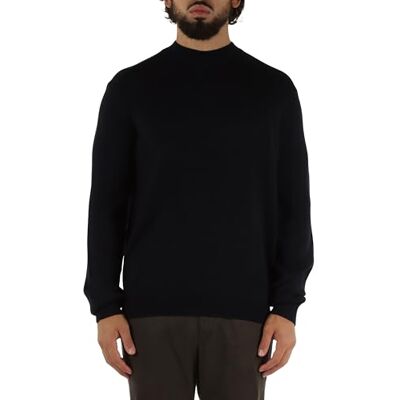 Giorgio Armani herr långärmad rund krage V-broderi broderi tröja tröja tröja blå, XL, djup marin, XL Giorgio Armani herr långärmad rund krage V-broderi broderi tröja tröja tröja blå, XL, djup marin, XL