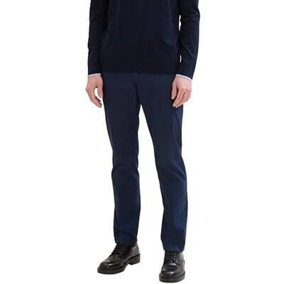 TOM TAILOR herr regular fit chinos byxor, 10668 – himmelskaptensblå, 30W / 32L TOM TAILOR herr regular fit chinos byxor, 10668 – himmelskaptensblå, 30W / 32L