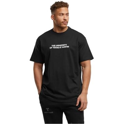 Tee Upscale T-shirt för män, Texas Longhorns fotboll, oversize te, överdimensionerad t-shirt med tryck, 100% bomull, storlekar XS – 5XL, svart, M Tee Upscale T-shirt för män, Texas Longhorns fotboll, oversize te, överdimensionerad t-shirt med tryck, 100% bomull, storlekar XS – 5XL, svart, M