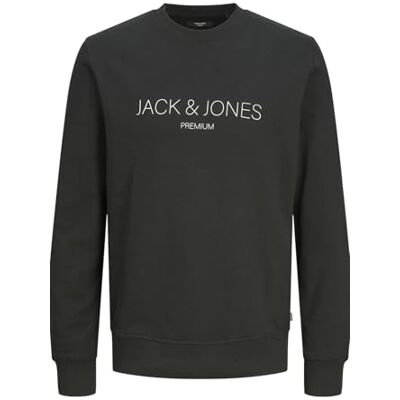 JACK & JONES Jprblajared Sweat Crew Neck sweatshirt, svart, S JACK & JONES Jprblajared Sweat Crew Neck sweatshirt, svart, S