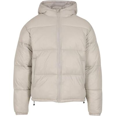 Urban Classics Tb7585-shiny Puffer Jacket With Hood Bufferjacka (1 pack), Lightasfalt, M Urban Classics Tb7585-shiny Puffer Jacket With Hood Bufferjacka (1 pack), Lightasfalt, M