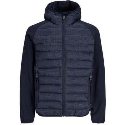 JACK & JONES Jjnorth Hybrid Jacket, Marinblå Blazer, XX_l för män, Marinblå kavaj, XXL JACK & JONES Jjnorth Hybrid Jacket, Marinblå Blazer, XX_l för män, Marinblå kavaj, XXL