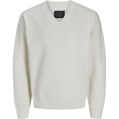 JACK & JONES JACK&JONES JPRBLASEAN stickad V-hals, Sommarsand, S JACK & JONES JACK&JONES JPRBLASEAN stickad V-hals, Sommarsand, S
