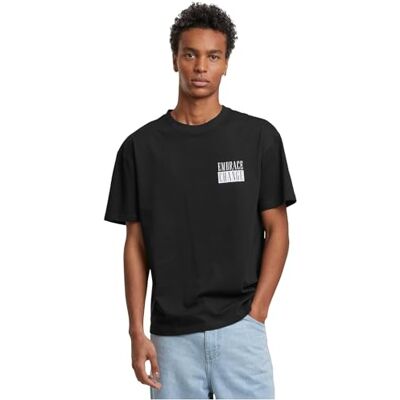 Tee Embrace Change oversize te, svart, S Tee Embrace Change oversize te, svart, S