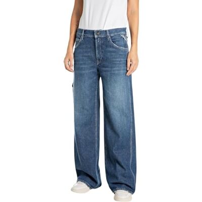 Replay Damjeans Hallie Comfort Denim, 007 mörkblå, 30W x 28L Replay Damjeans Hallie Comfort Denim, 007 mörkblå, 30W x 28L